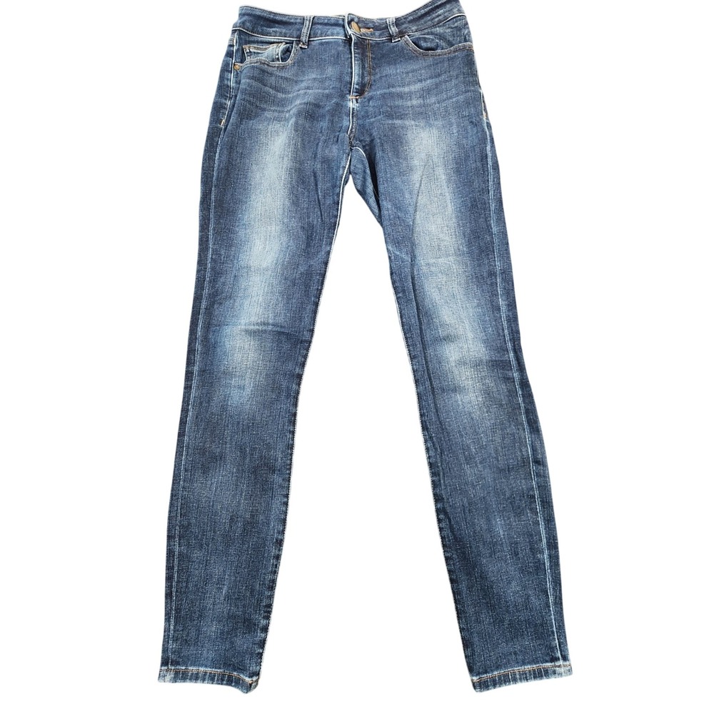 Florence Jeans Womens 27 Blue Warner Instasculpt Skinny Mid Rise Denim DL1961